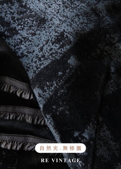 殘影美學丹寧與絨布結合上衣13