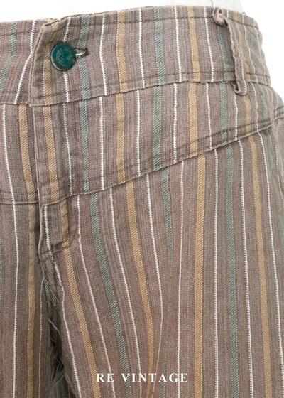 伯恩的秋日散策雅痞條紋褲5