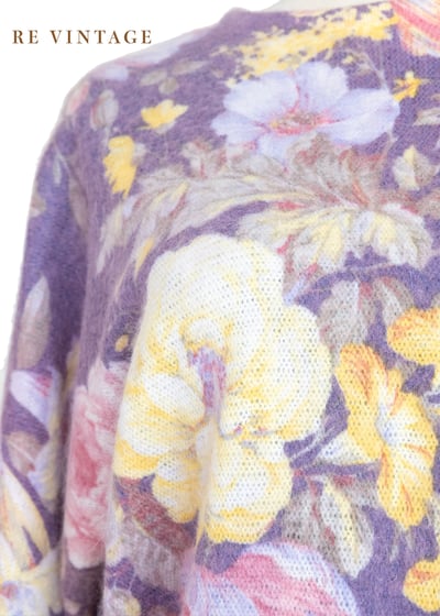 Purple Orchid 花朵盛開毛衣5