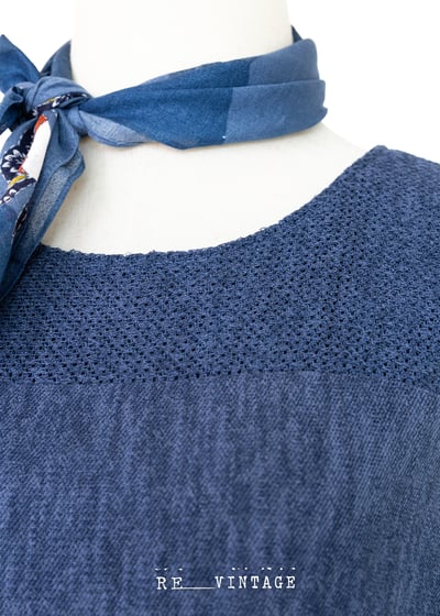 氣質の亞麻藍長洋裝8