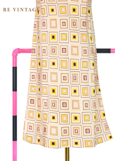 甜橘色跳格子夏日洋裝4