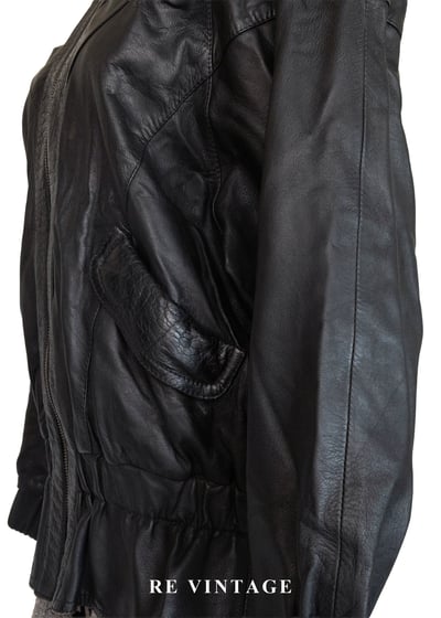 必備單品 - 率性廓形束腰皮外套11