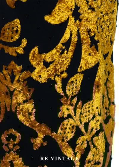 宮廷金碧輝煌繁花圖騰長裙（30"）7