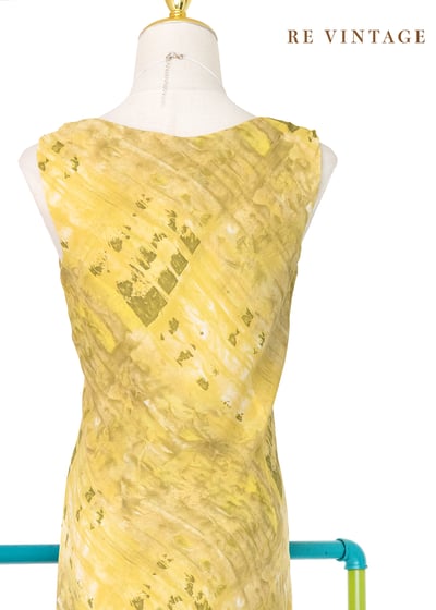 蜂蜜野草扎染畫布洋裝11