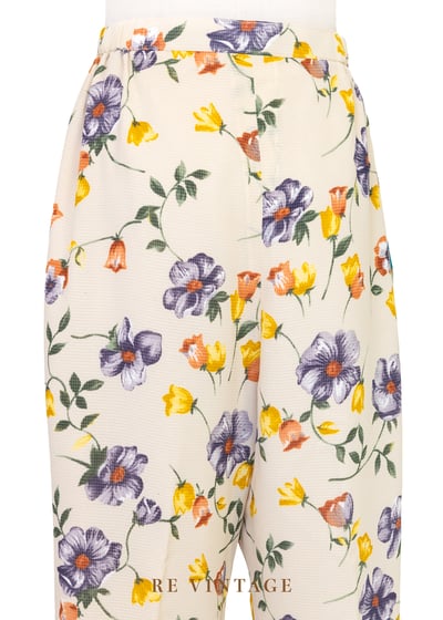 花香午後高腰直筒九分褲（26-28"）9