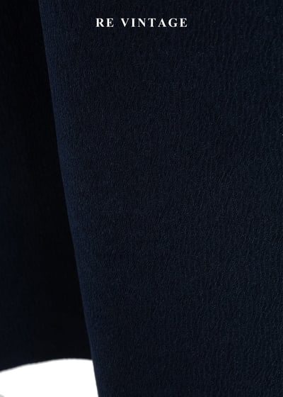 氣質單品 - 經典深海藍腰帶長洋裝10