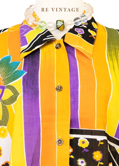套裝上衣 - 搖擺花拼派對襯衫3
