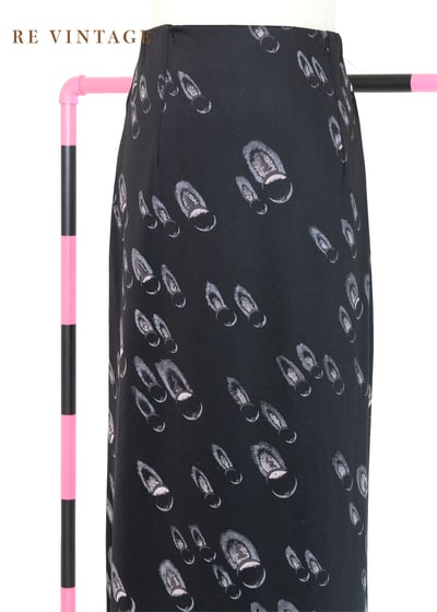 浪漫羽毛戒指黑色長裙（25-28"）3