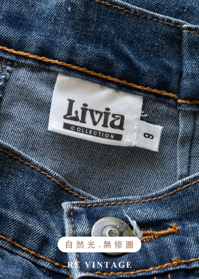 俏皮花朵珠飾牛仔短裙（27"）13