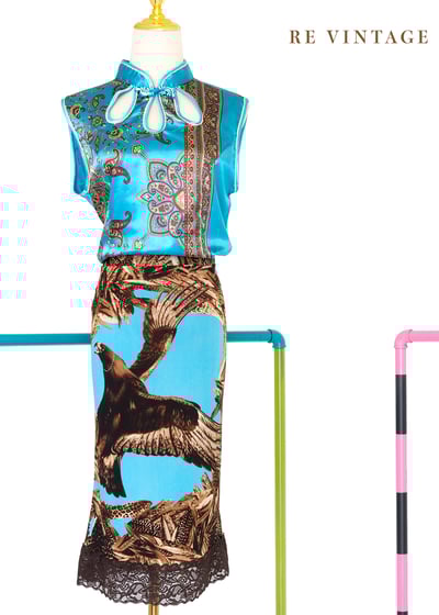 孔雀藍の夜東方名伶長版上衣4