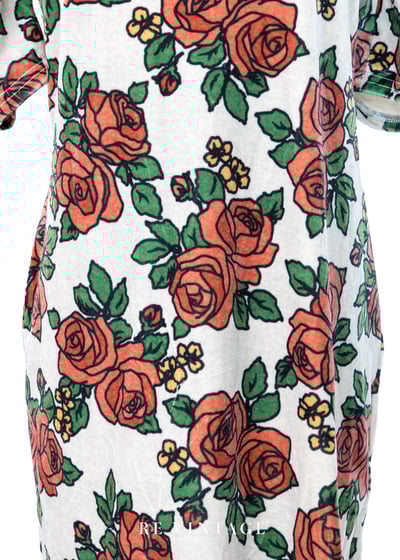 玫瑰玫瑰ILOVEYOU絨布洋裝4