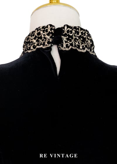 夜祭聖紋黑絨長版上衣10