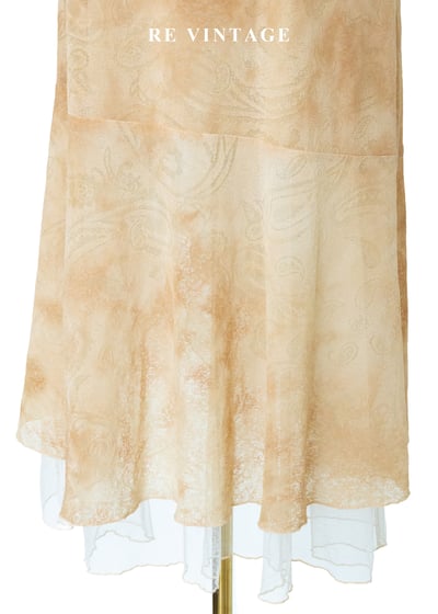 流浪詩人暈染立體玫瑰花美裙（26-29"）10