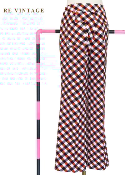 三色斜紋錯視感長褲（28"）8