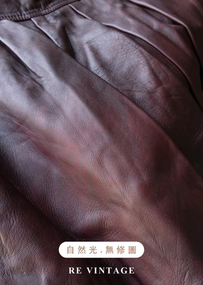 辣味勃根地皮革燈籠短裙（27"）9