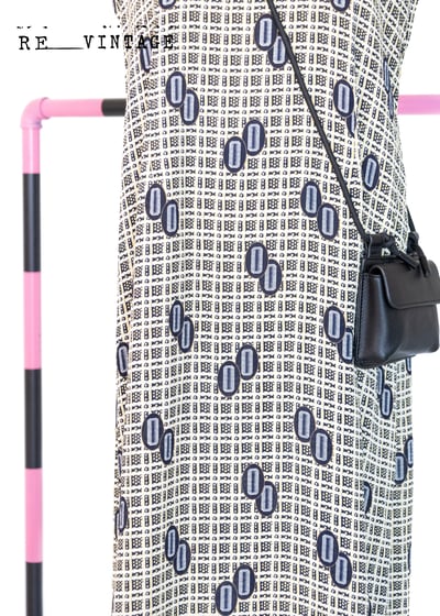 錢錢銅幣機格紋洋裝6