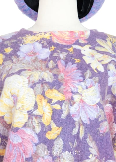 Purple Orchid 花朵盛開毛衣3