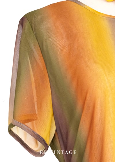 大地與火的漸層能量長洋裝6