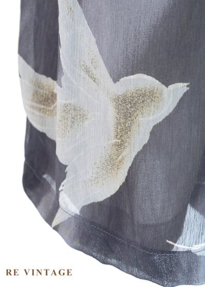 套裝短褲 - 煙雨霧色裡的飛鳥短褲6