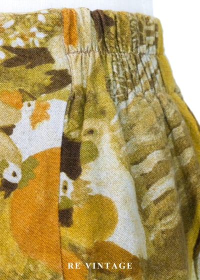 芥末黃河邊風景短褲（24-28"）10