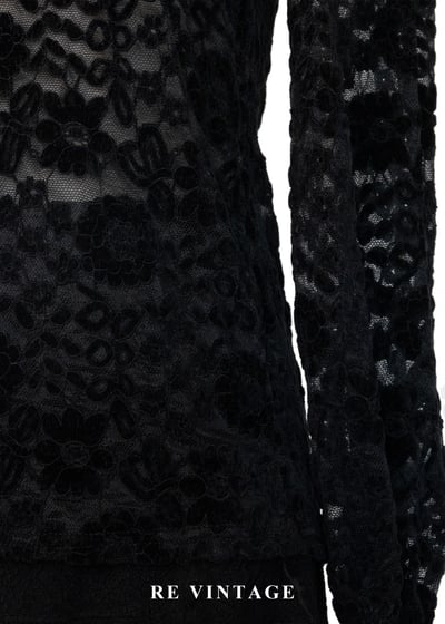 夜行小花高領上衣4