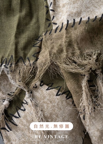 遊牧流浪美學拼接圖騰流蘇長裙（24-30"）12