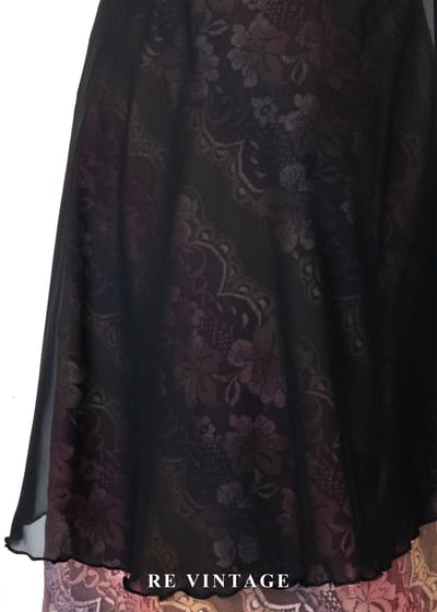 紅花黑紗東方韻味繞頸背心11