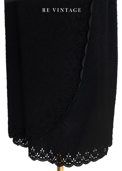 質感單品 - 工藝斜紋花邊蕾絲長裙（28-35"）7