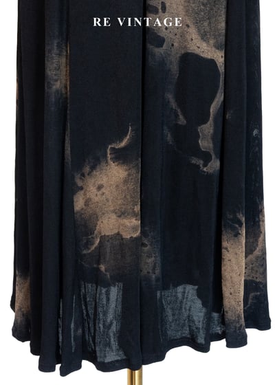 潑墨暈染排釦唯美長洋裝14