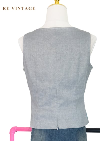 繁花詩篇 - 湖水藍精緻蕾絲背心8