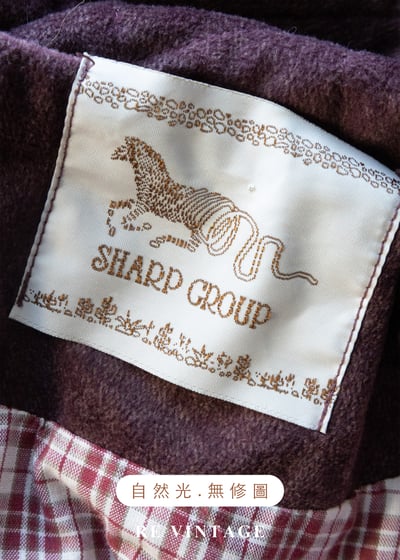 微醺梅洛酒水洗菱格紋夾克外套19