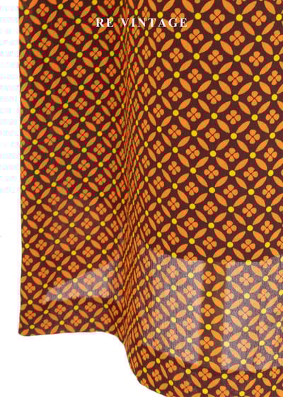 菱格小花奶酥派長裙（25"）5