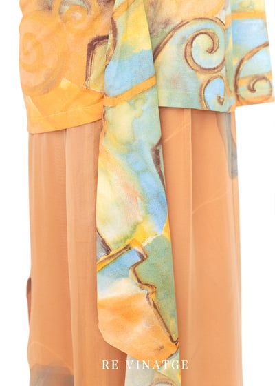 HABIT 抽象藝術圖夏日上衣6