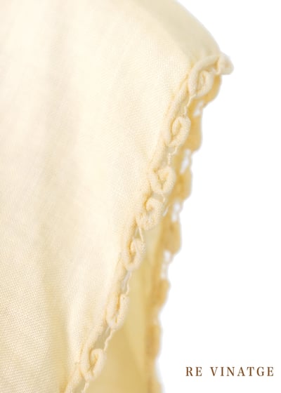 『紐約寶物』奶油黃漂亮領子棉質上衣5