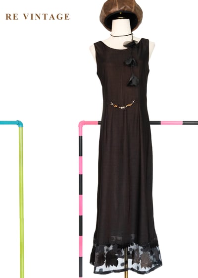 濃情巧克力 - 濃郁文藝氣息長洋裝1