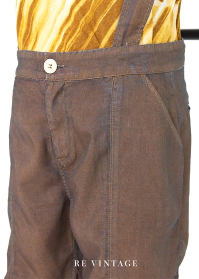 『歐洲寶物』兩種穿 Rusty Brown 短褲/吊帶褲3