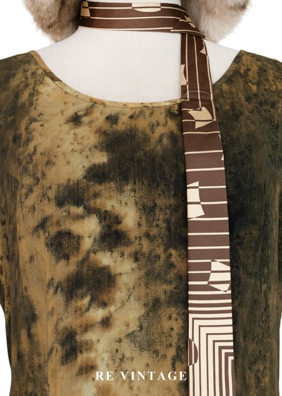 森林苔蘚渲染藝術洋裝5