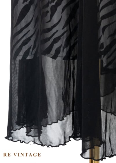 隱形斑馬桌迷藏長裙（28"）7