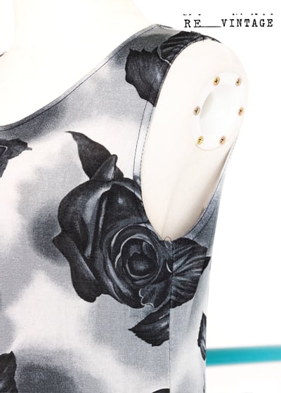 黑暗玫瑰夏日彈性長洋裝6