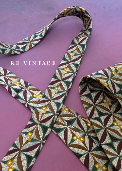 莫內花園的萬花筒古典瓷磚領帶4