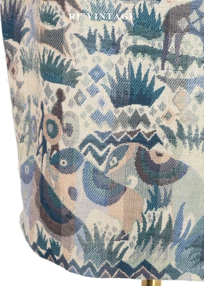 行走的森林部落地毯壁畫高腰短裙（25"）6