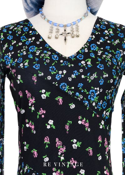 Bloom in Haze 色彩斑斕碎花洋裝5