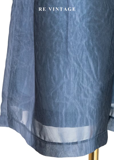 深海人魚系 - 水光壓紋雪紡高腰短褲（26"）6