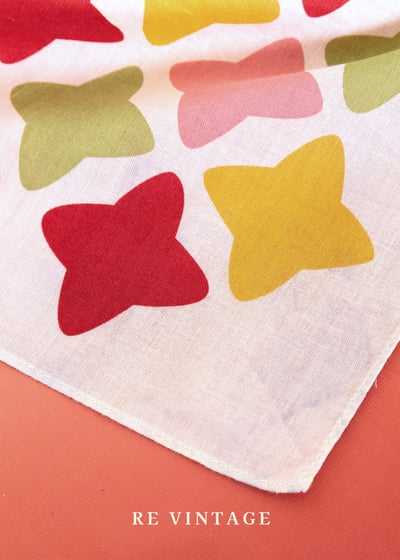 星星糖果棉質絲巾11