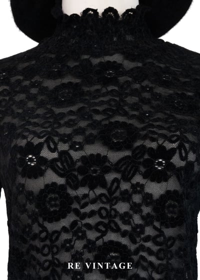 夜行小花高領上衣2