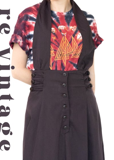 深灰色高腰繞頸One Day 洋裝2