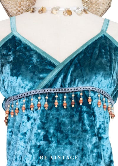 異國舞姬搖動木珠絨布背心3