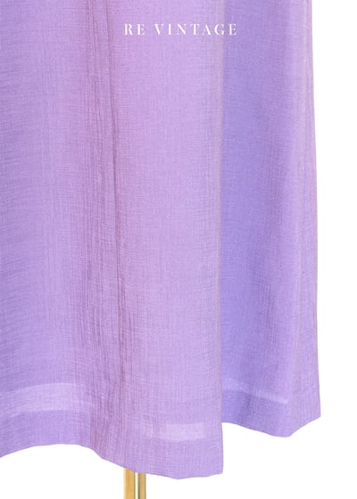 Fairy Wren 紫羅蘭色質感長裙 （25"）3