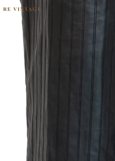 黑皮線條筆直輪廓長褲（31"）7