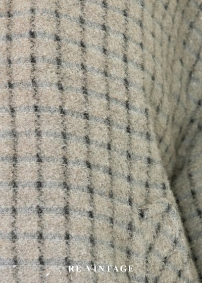 Brown Rice 微縮小方格毛呢夾克外套8